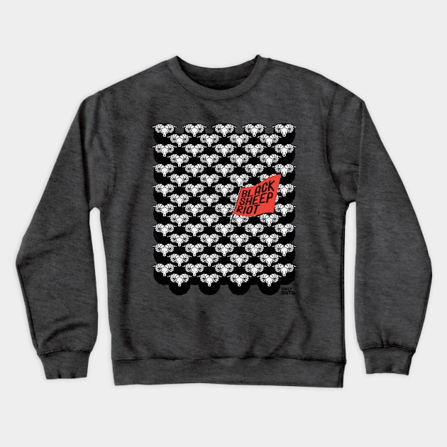 Black Sheep Riot Crewneck Sweatshirt by Only Rams